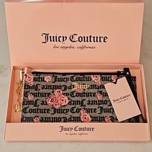 Juicy Couture Pink Floral Wallet/Wristlet NIB